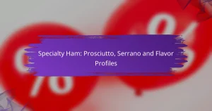 Специализированная ветчина: Prosciutto, Serrano и вкусовые профили